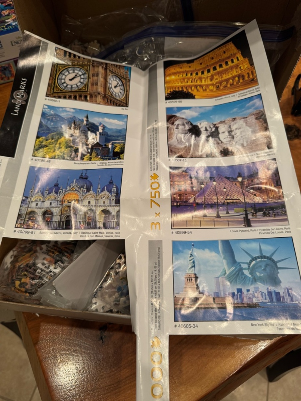 Landmarks 10 Puzzle Collection - Multi Color - Picture 7 of 12